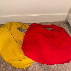 2 for $25 Red and Yellow Tote Bags